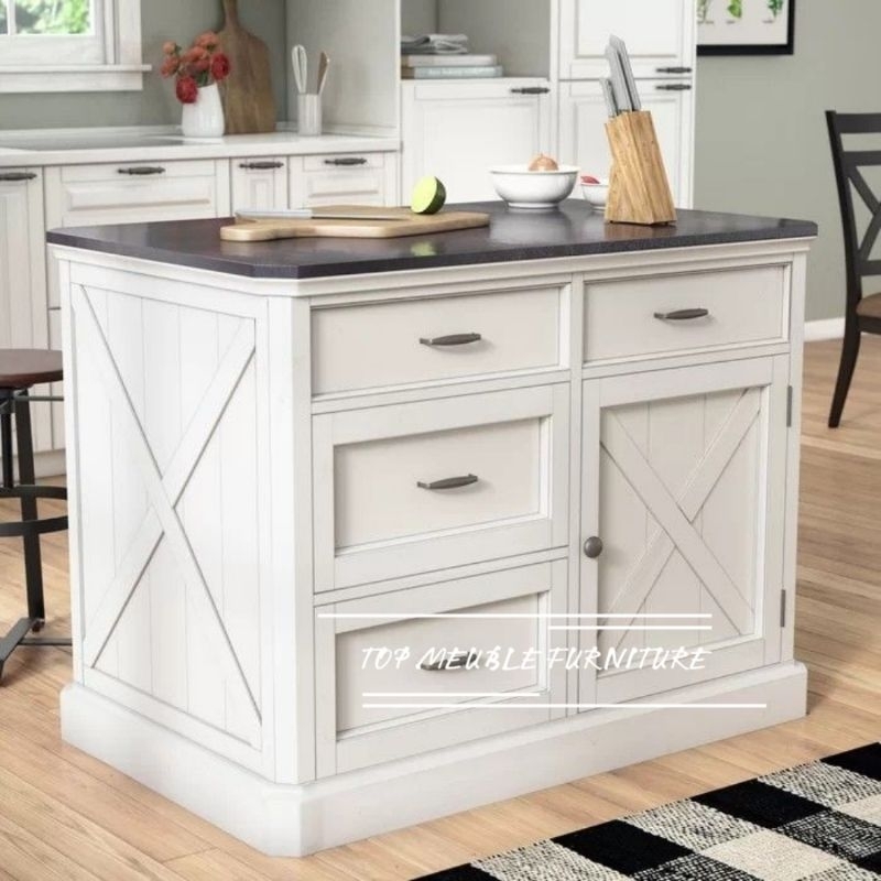 kitchen island ( meja dapur , meja bar island , bufet dapur )