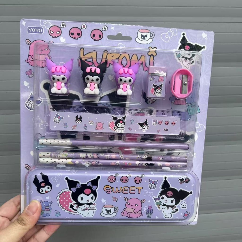 

[JUALLARIS.ID] (KTPS 21)STUDY SET STATIONERY SET ALAT TULIS SEKOLAH ANAK SET ATK MOTIF / KOTAK PENSIL SET