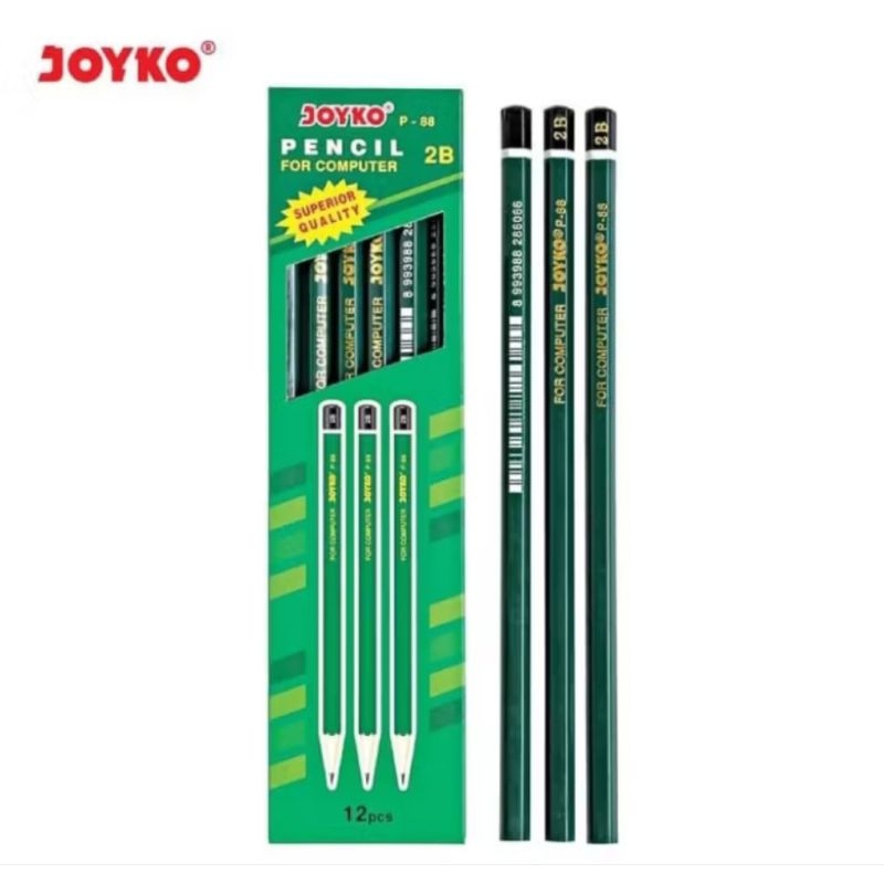 

pensil joyko 2B p-88 hijau