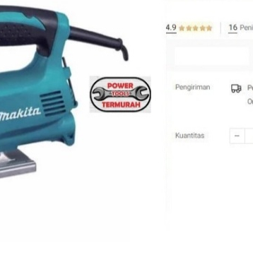 

JigSaw MAKITA 4329 Orbital Variable Speed Jig Saw Potong Kayu Triplek