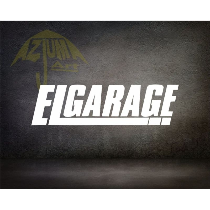 Stiker cutting ELGARAGE