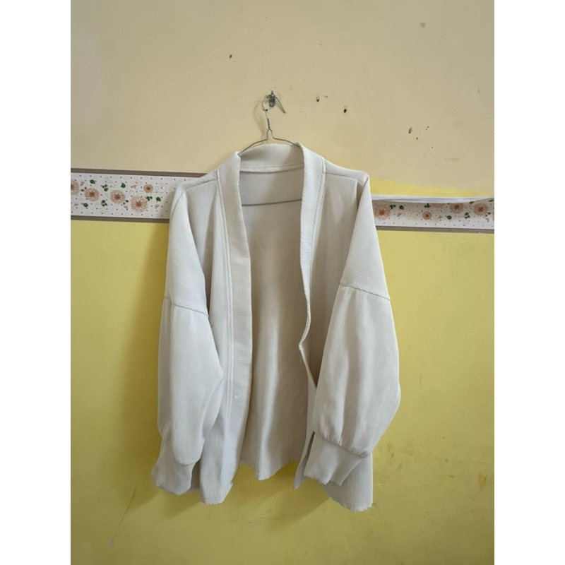BLEZER PUTIH TULANG preloved