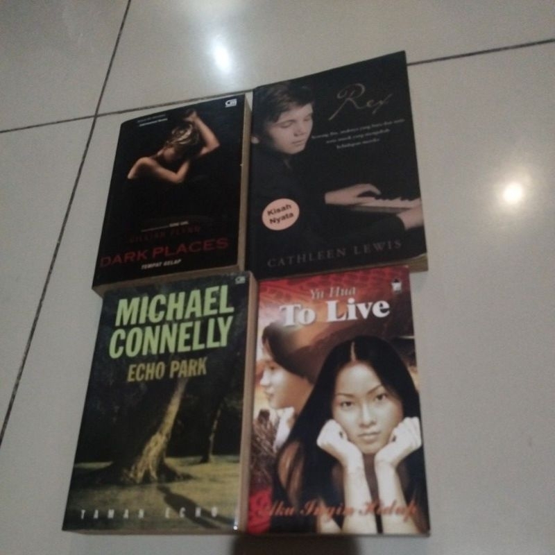 Dark Places Gillian Flynn, Echo Park Michael Connelly, To Live Yu Hua, Ref