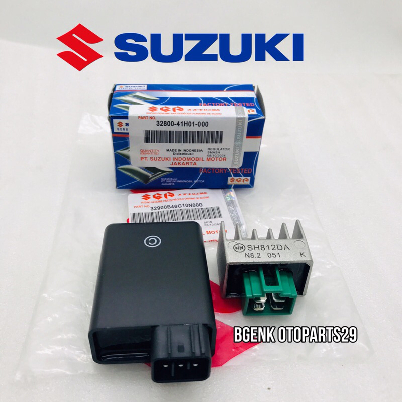CDI UNIT ASSY+KIPROK REGULATOR SUZUKI SPIN 125 SKYWIVE SKYDRIVE HAYATE 125 ORIGINAL SGP