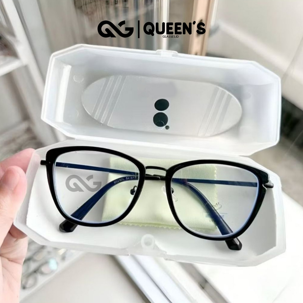 Queen Glasses id - [BELI 1PCS MINUS GRATIS 1 KACAMATA] KACAMATA MINUS CAT EYE PHOTOCROMIC ANTIRADIAS