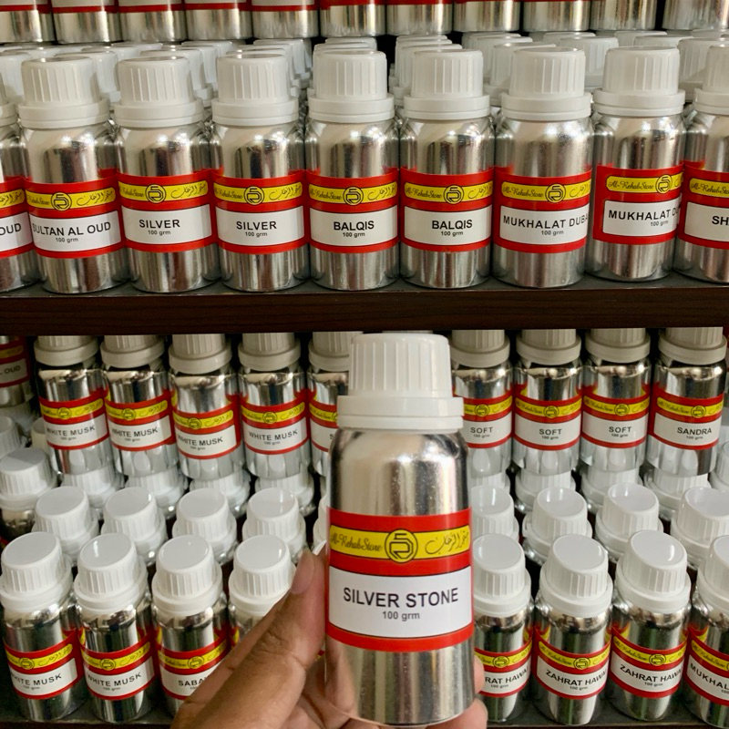 Silver Stone AlRehab Bibit 100ml Parfum Arabian Original Segel Al Rehab 100.Ml Bibit Parfume 100Gram