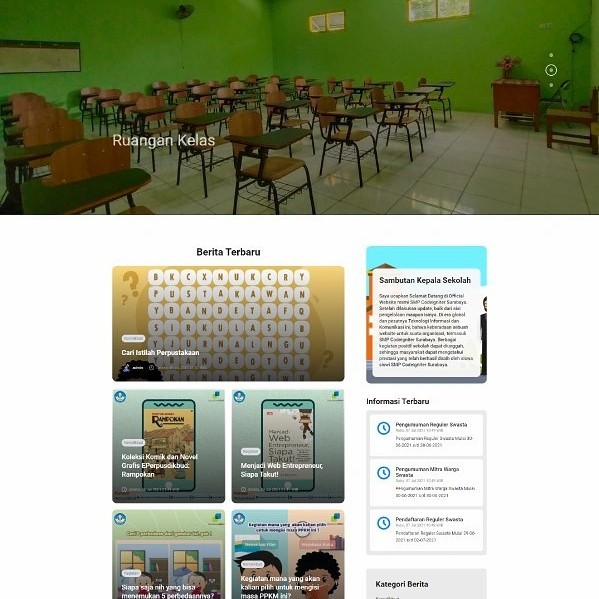 Website Sekolah Dengan PPDB Codeigniter 4