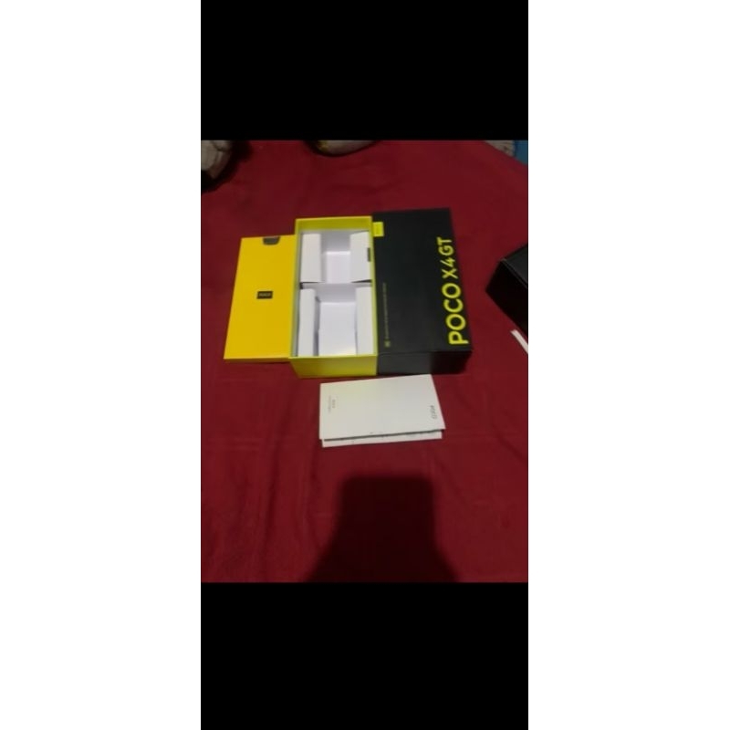 

dus box kotak Poco X4 GT ready free request sticker