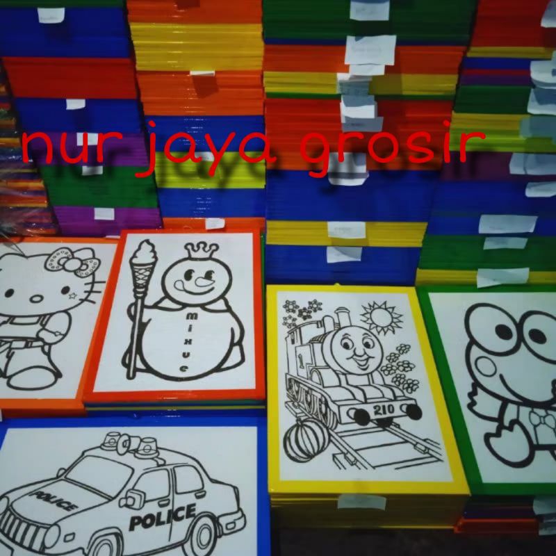 

(100 atau 50 LEMBAR) Styrofoam mewarnai jumbo UK 33x50 list lakban