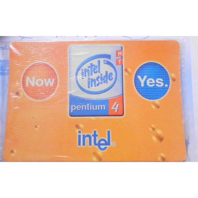 Mousepad / tatakan mouse logo Intel Inside Pentium 4
