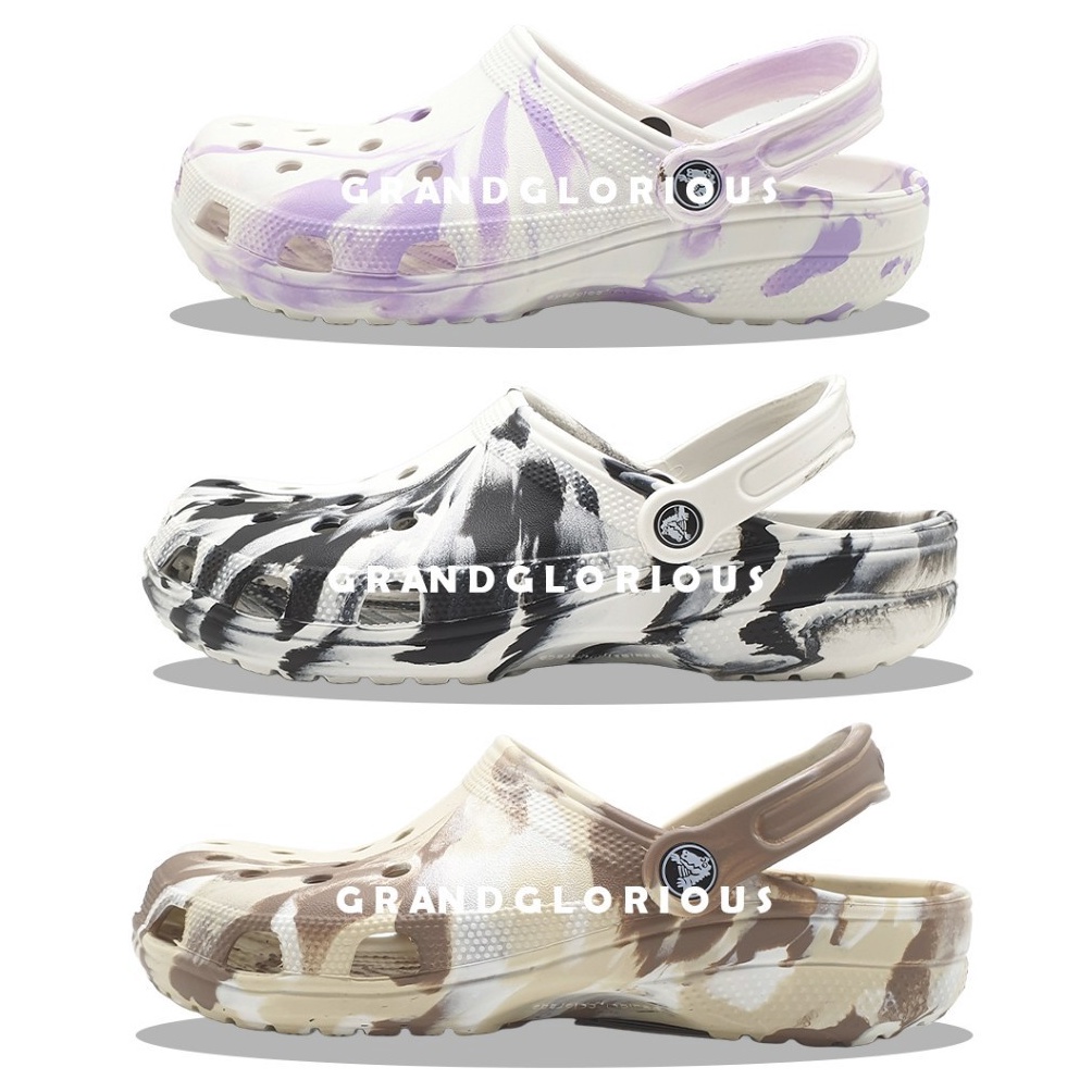 KODE D17D ANDAL CROCS CLASSIC MARBLE CLOG Sandal Crocs Classic Marbled ClogSandal Crocssandal slip o