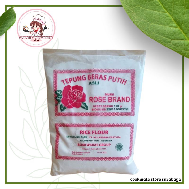 

Tepung Beras Rose Brand 500gr / Rice Flour