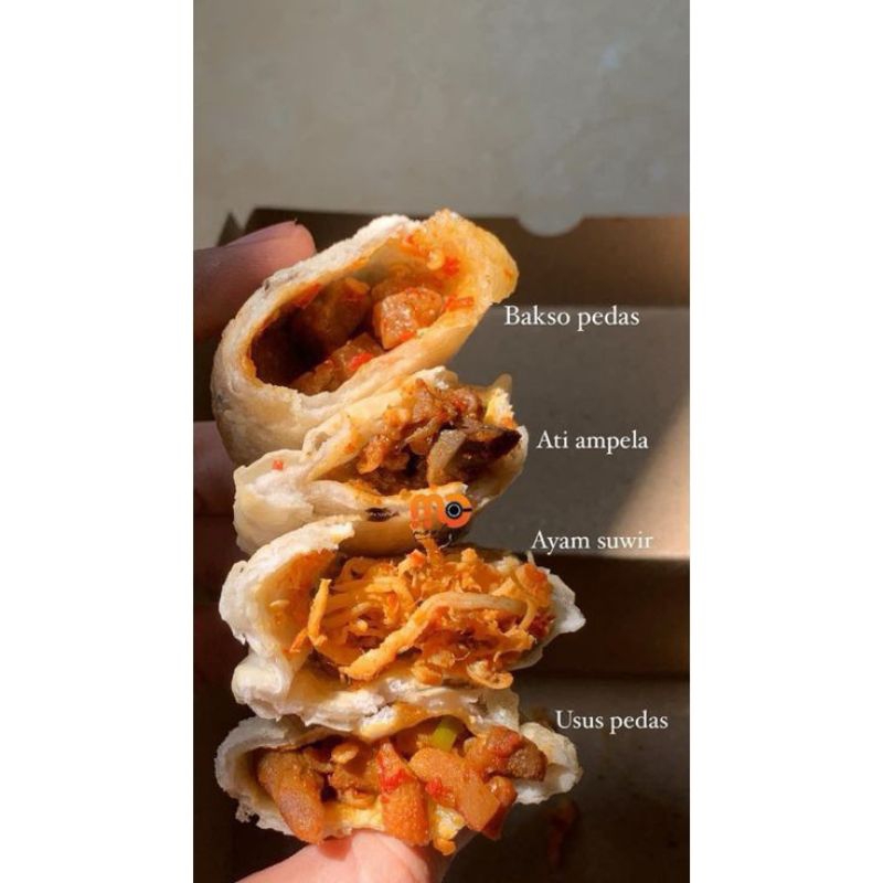 

cireng isi ayam pedas