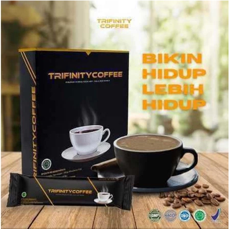 

KOPI TRIFINITY Original Kopi Trifinity Coffee 1 BOX isi 10 sachet