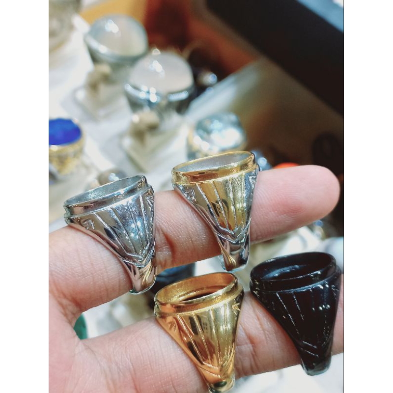 Emban cincin ring titanium super tanam 12x16