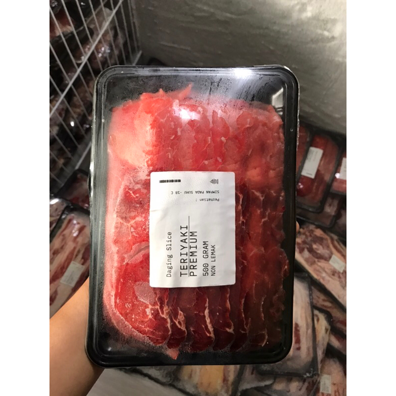 

Daging slice Teriyaki Premium 500gr