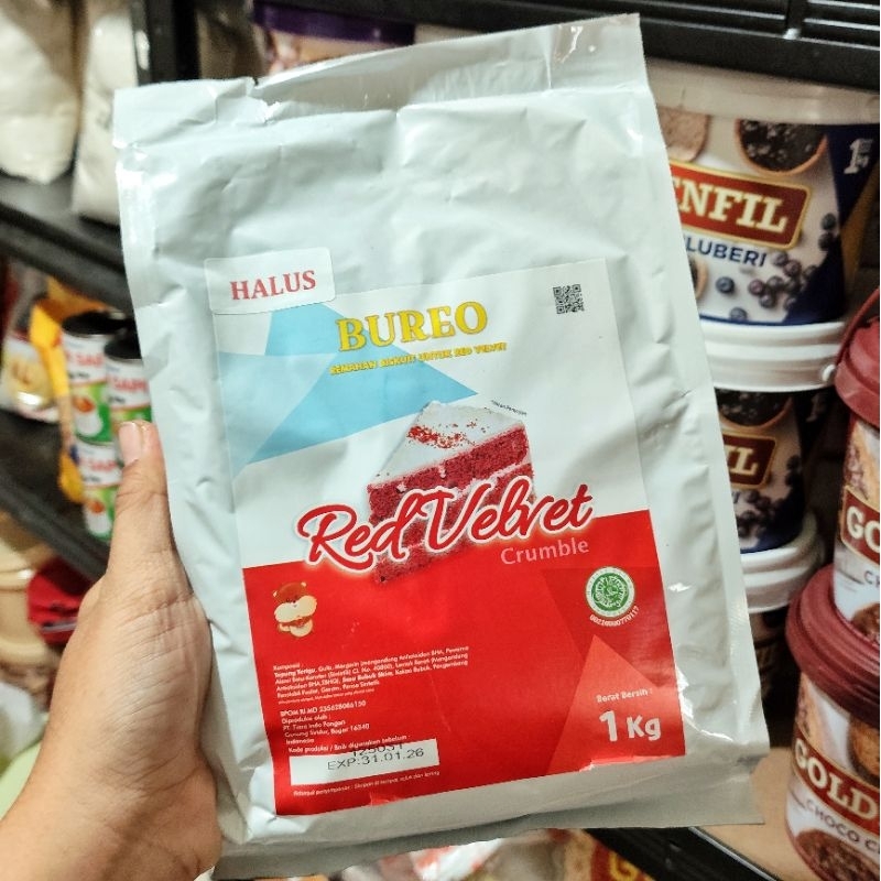 

Bureo Red Velvet Topping Crumb 250gr