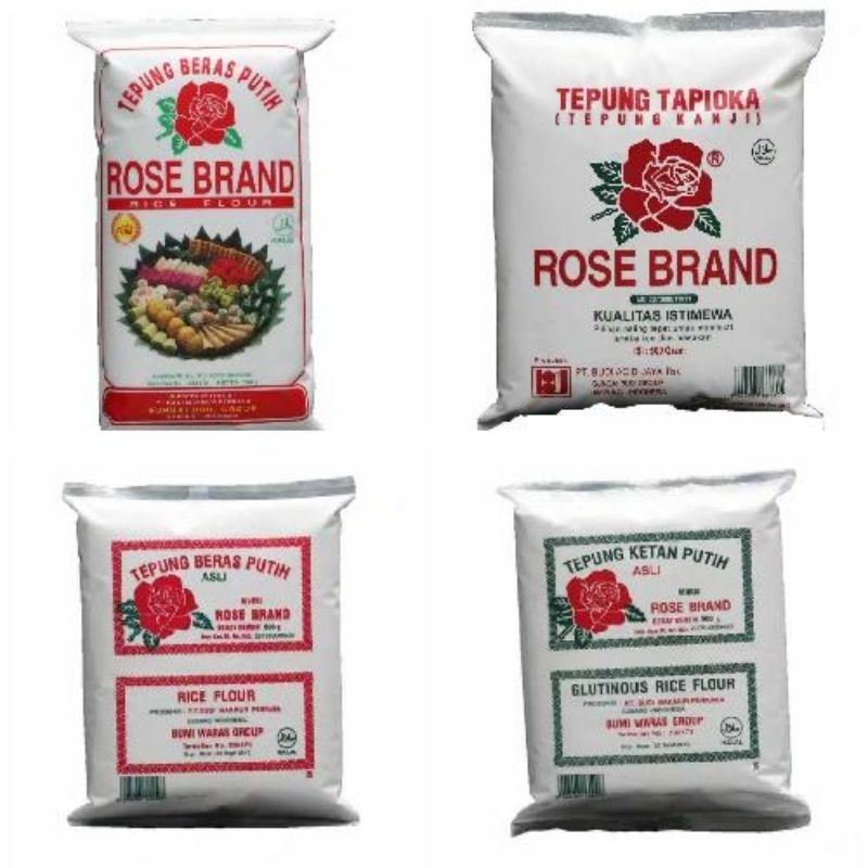 

Tepung beras rose brand 500gr