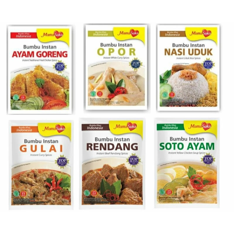 

Bumbu Instan Mama Suka 16g - 25g Varian Rasa