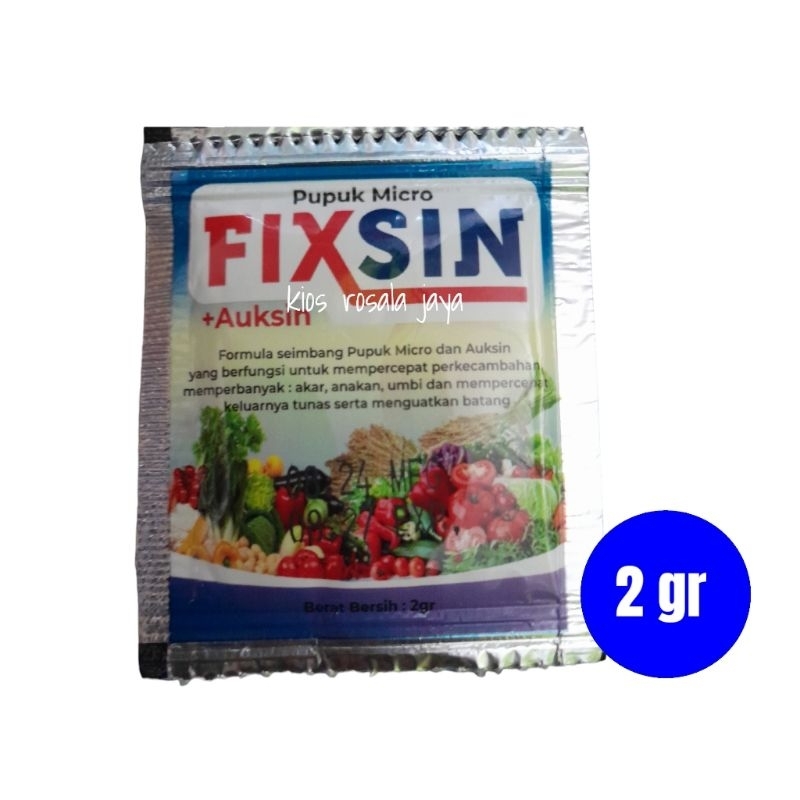 FIXSIN ZPT Auksin Perangsang Akar kemasan 2 gram