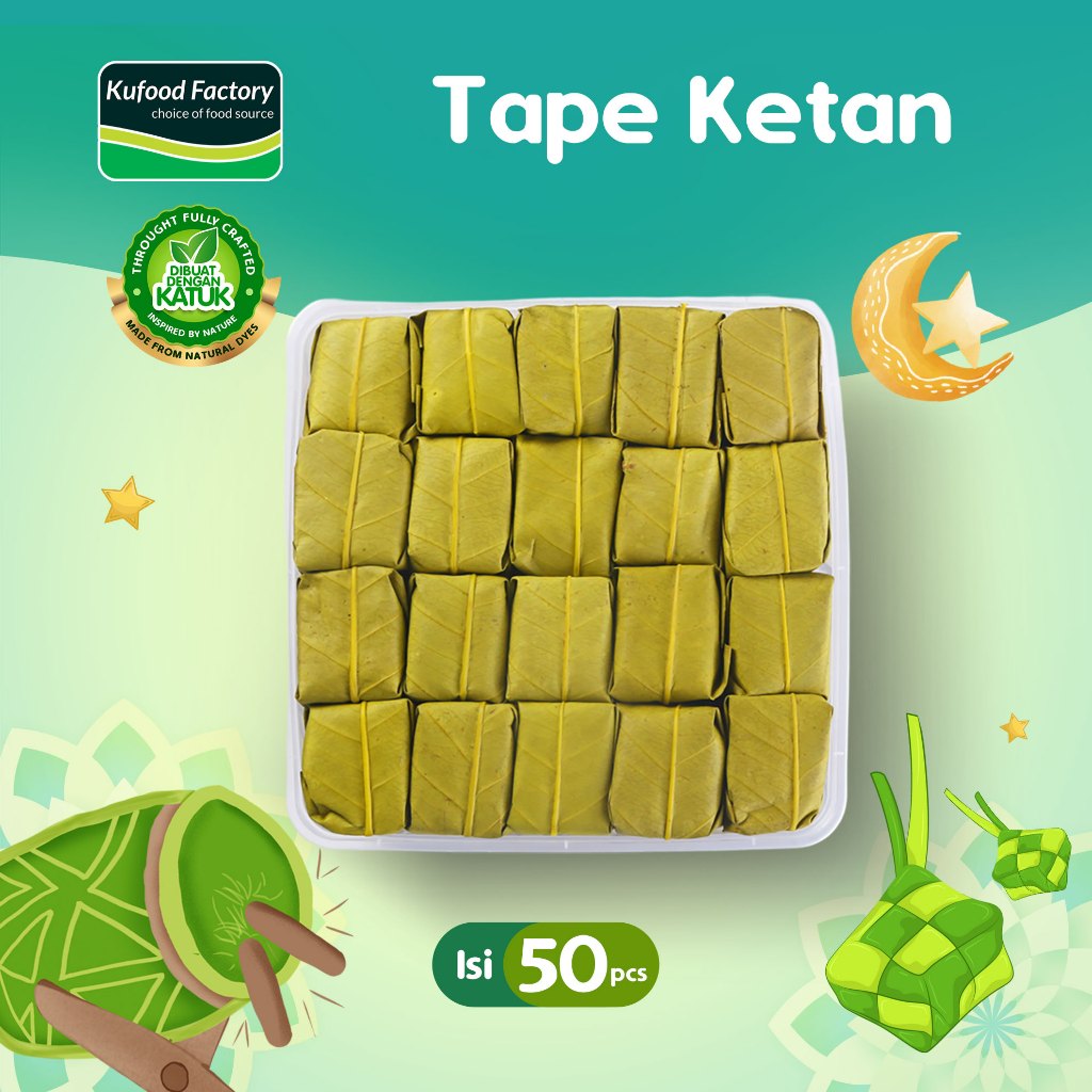 

Kufood Factory Tape Ketan Ciremai isi 50 Fresh & Legit
