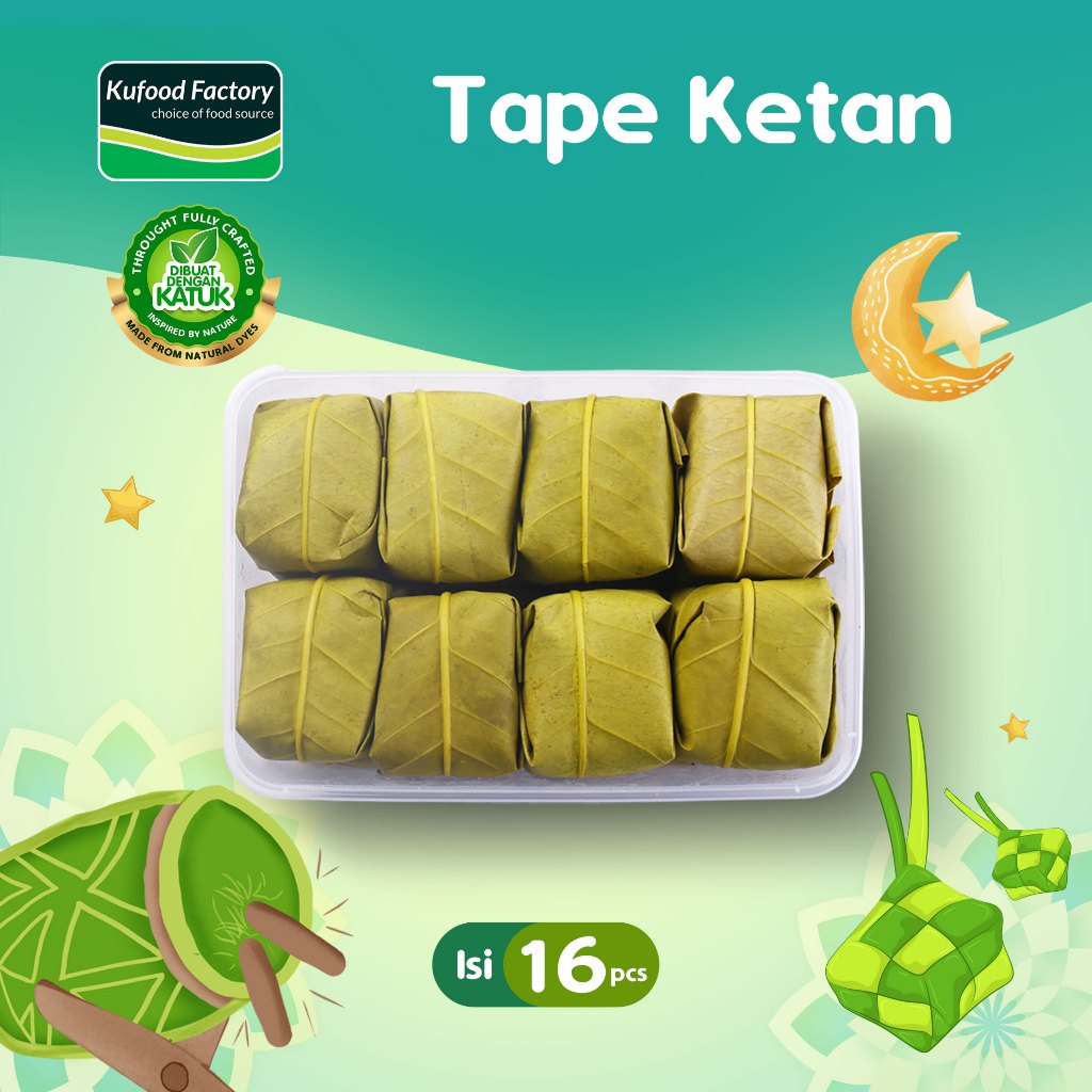 

Kufood Factory Tape Ketan Ciremai isi 16 Fresh & Legit
