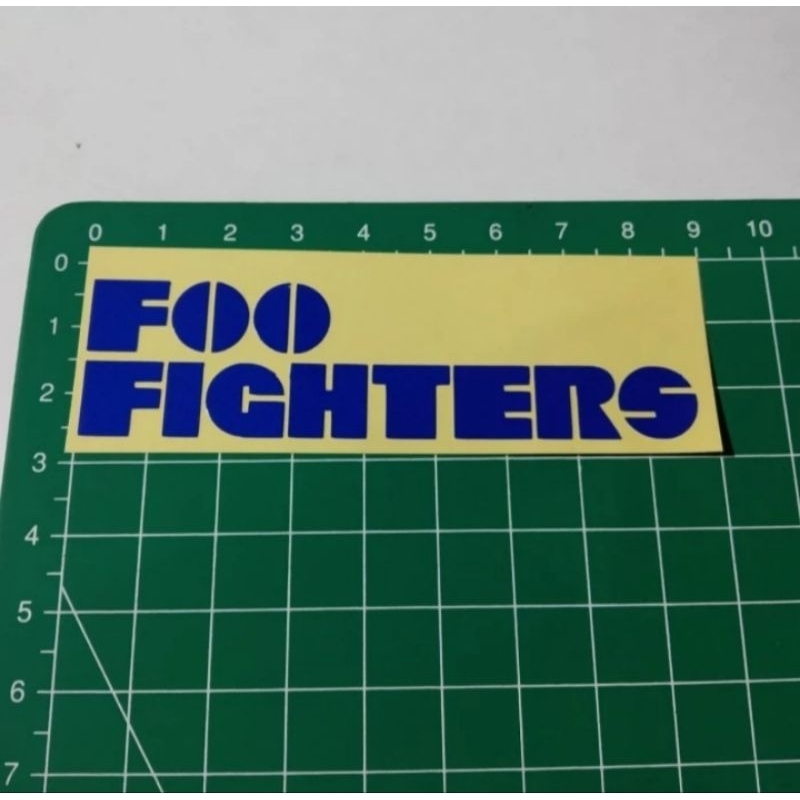 

stiker cutting foo fighters