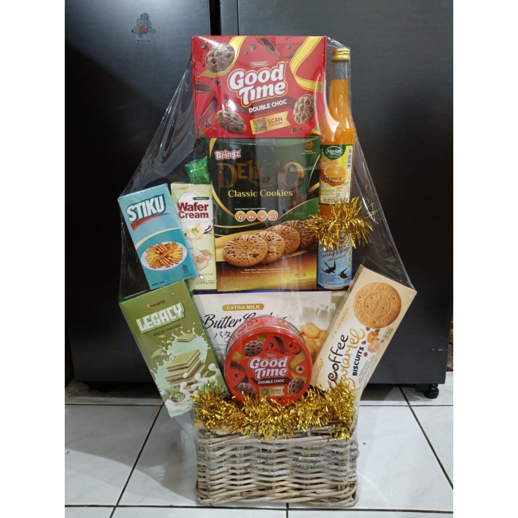 

Parcel Hampers Makanan Lebaran Meriah 2025 (15) | Parcel Isi Aneka Snack Tinggi Cantik Termurah