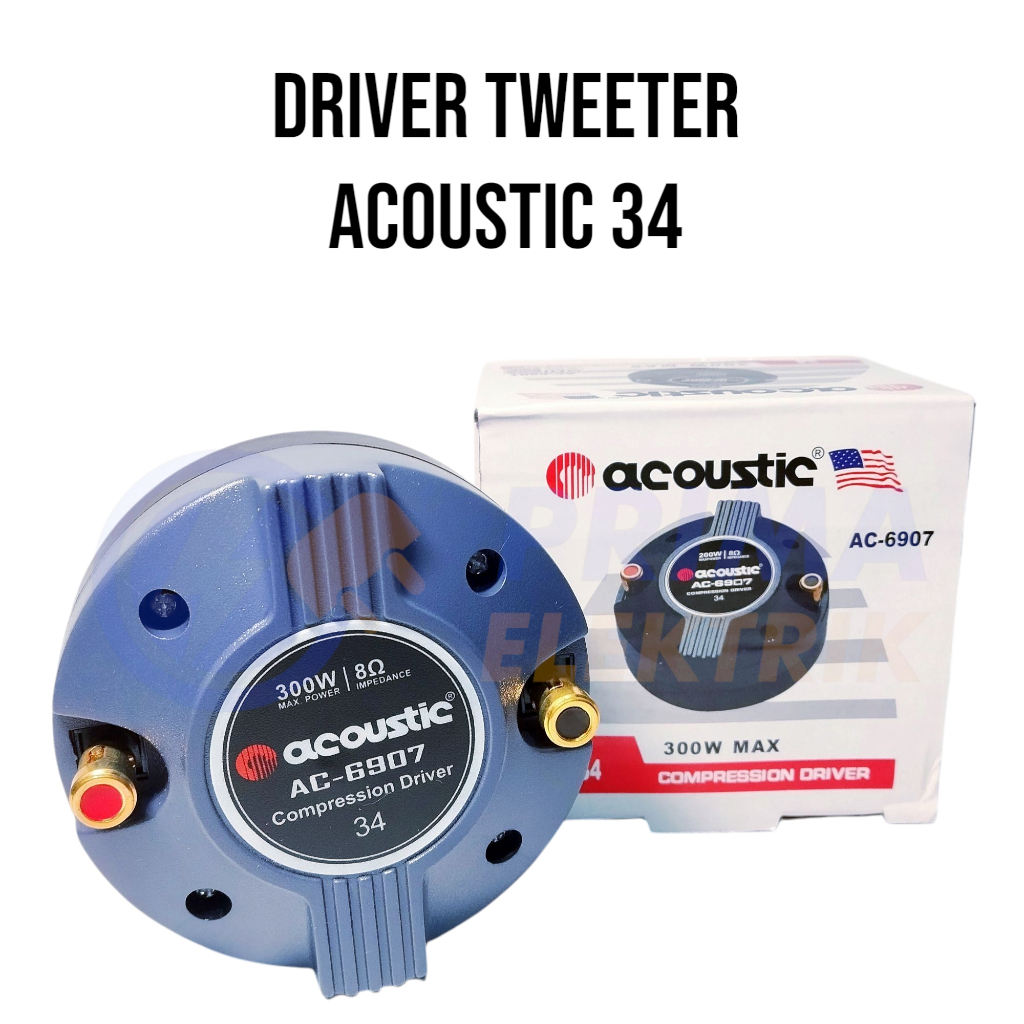 Driver Tweeter Horn Acoustic 34 300 Watt
