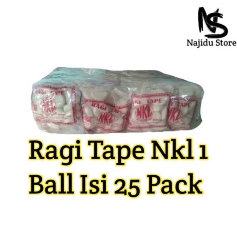 

Ragi Tape NKL 1 Ball Isi 25 Pack