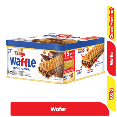 

Tango Waffle Cokelat Hazelnut Kaleng 105 g