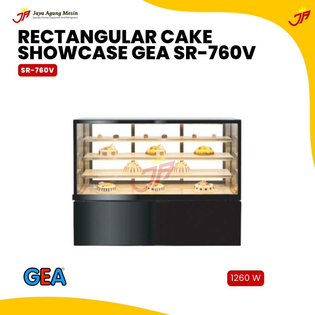 GEA RECTANGULAR CAKE SHOWCASE GEA SR-760V