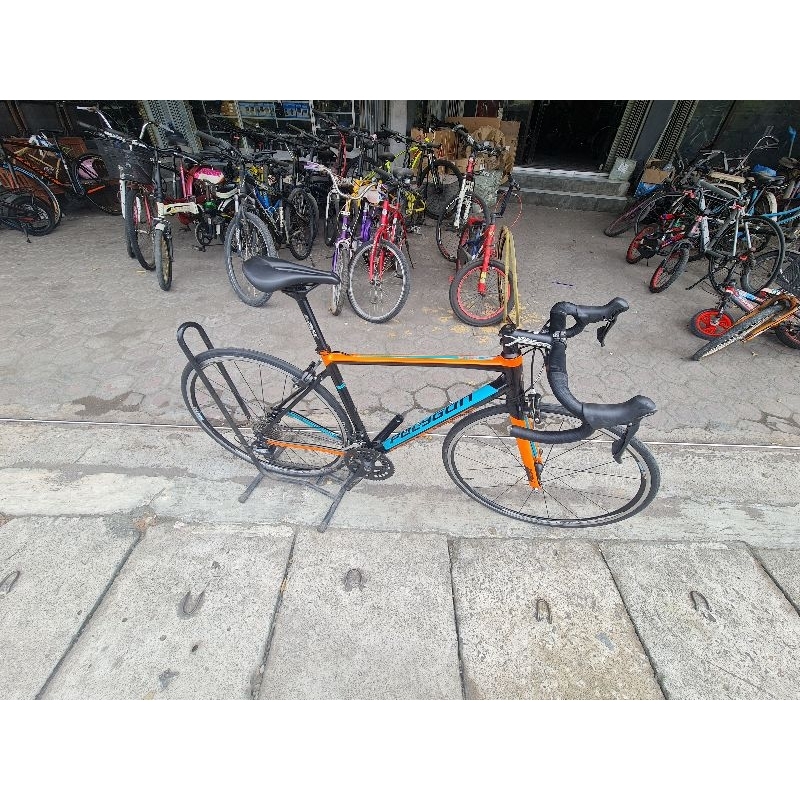 fullbike Road Polygon strattos s2 upgrade Shimano sora 2x 9 speed wheelset shimano wh R550