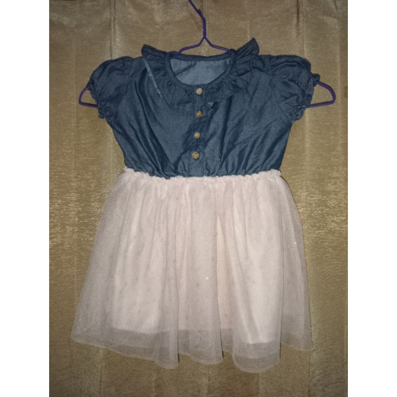 dress tutu anak preloved