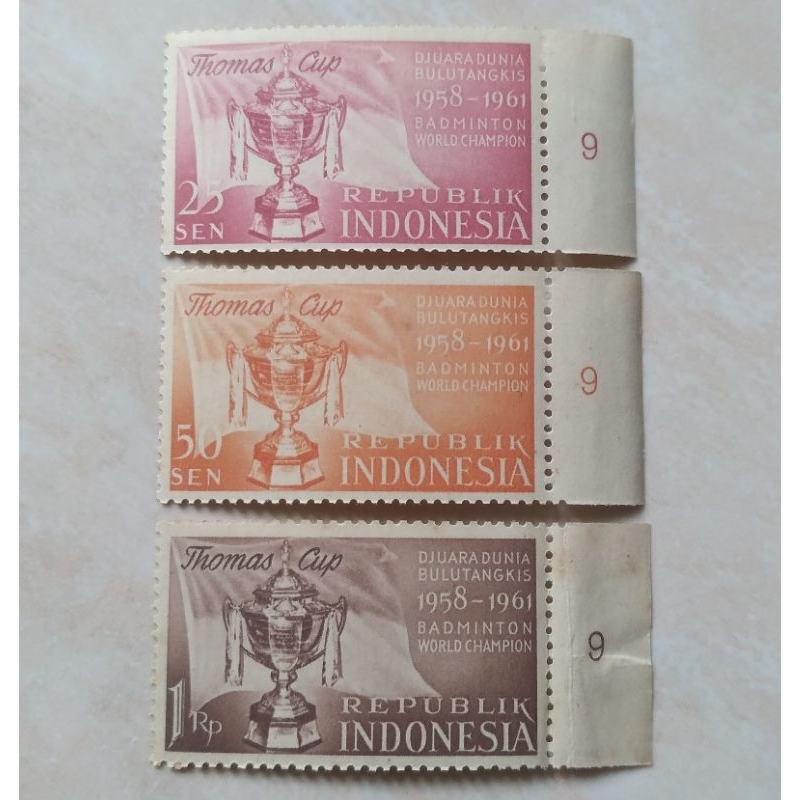 

Perangko Prangko Kuno Set Lengkap Seri Thomas Cup 1958 Mint - YN2169