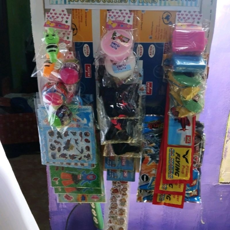 mainan anak rentengan serba 2000 isi 30 pcs siap jual