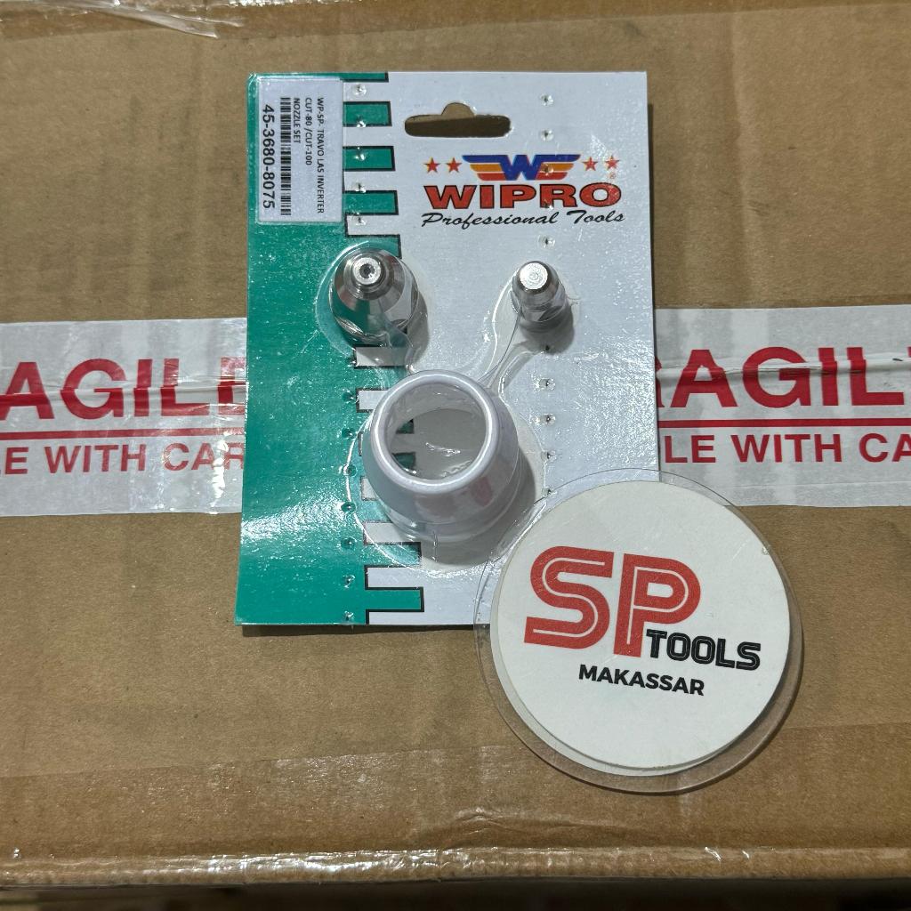 NOZZEL TIP / CERAMIC SHIELD CUP TIP / ELECTRODE ELEKTRODA TIP SET 3 PCS MESIN TRAVOLAS LAS PLASMA CU