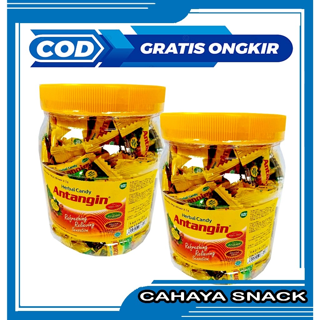 

Permen Antangin Candy (1 Toples ) isi 250 Pcs / netto 750 Gram