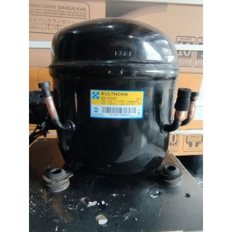 KOMPRESOR FREEZER CHILER SHOWCASE KULTRON BA 2428Z 220-240V 50HZ R404/507 RLA 2.88/29 CABUTAN UNIT B