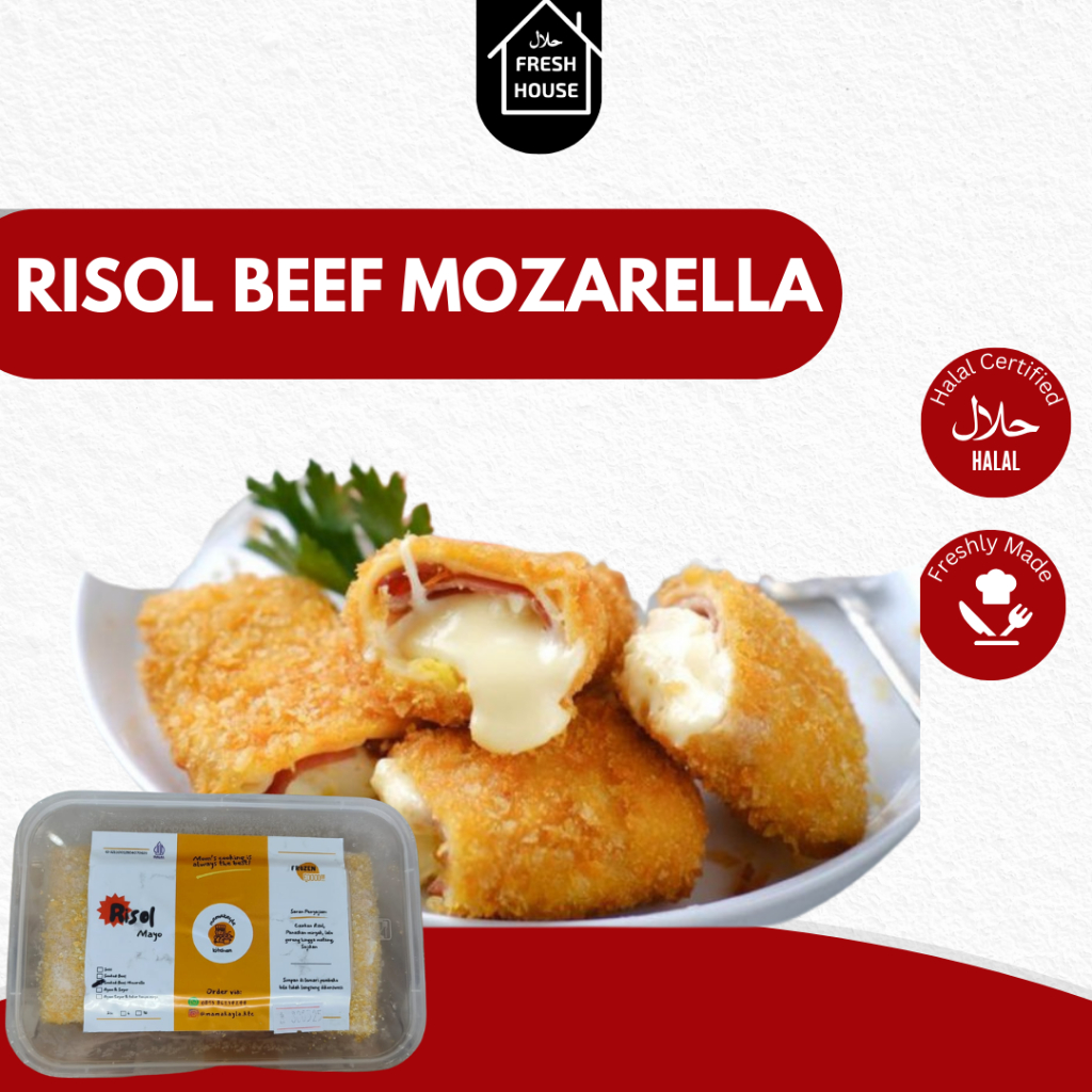 

RISOL BEEF MOZARELLA HOMEMADE ISI 6 MAMA KAYLA