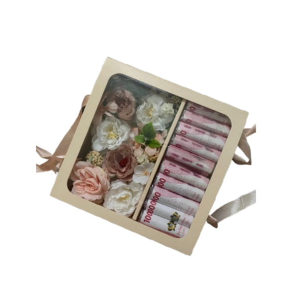 Box Uang Asli Pecahan 20rb, 50rb dan 100rb (300rb - 500rb) Box Atau Buket Wisuda / Buket Ultah