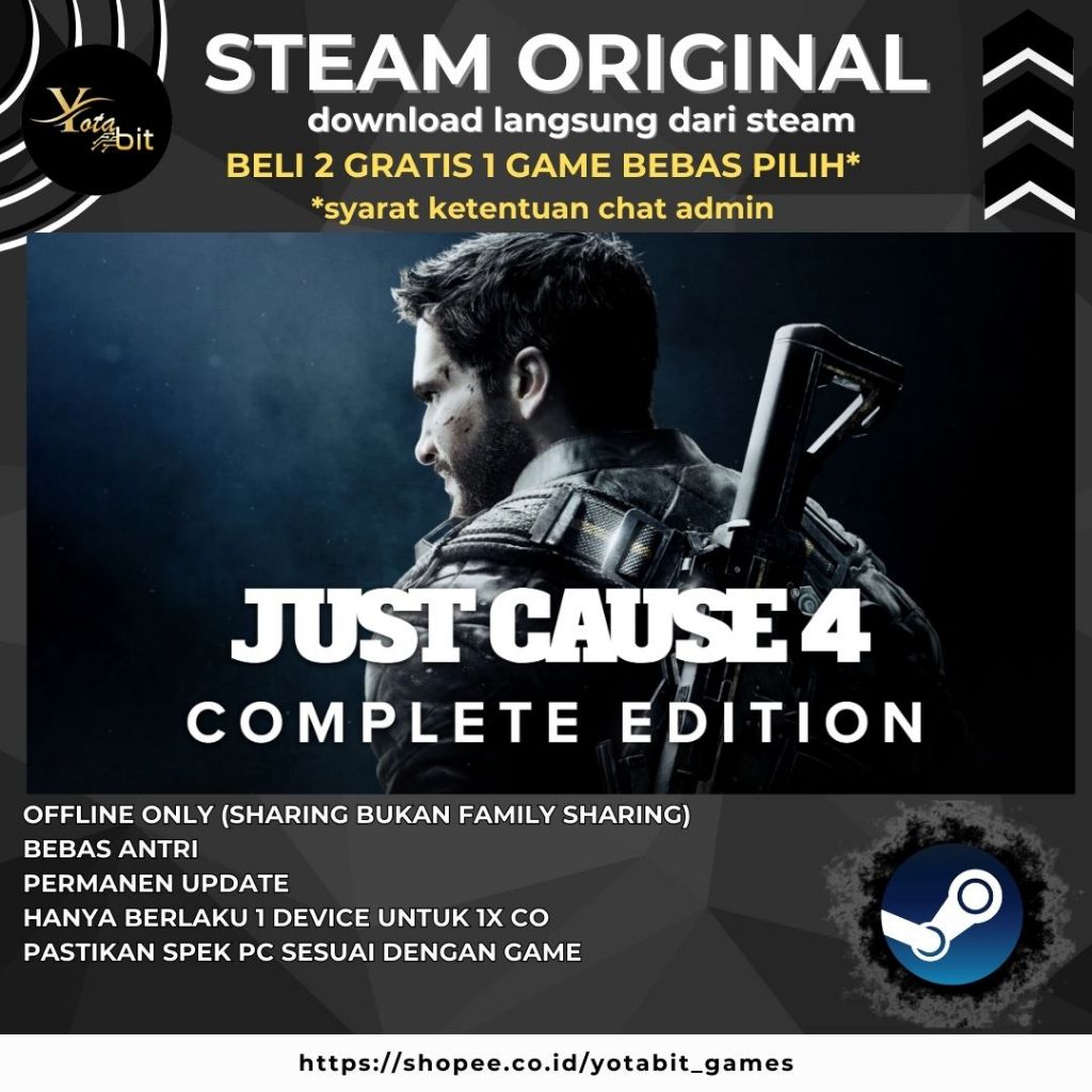 Just Cause 4 Complete Edition Full DLC PC Sharing Original Offline