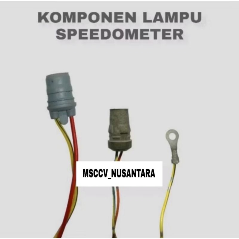 FITTING RUMAH LAMPU SPEEDOMETER UNIVERSAL BESAR KECIL SKUN BULAT SPEDOMETER KOMPONEN SPEEDOMETER UNI