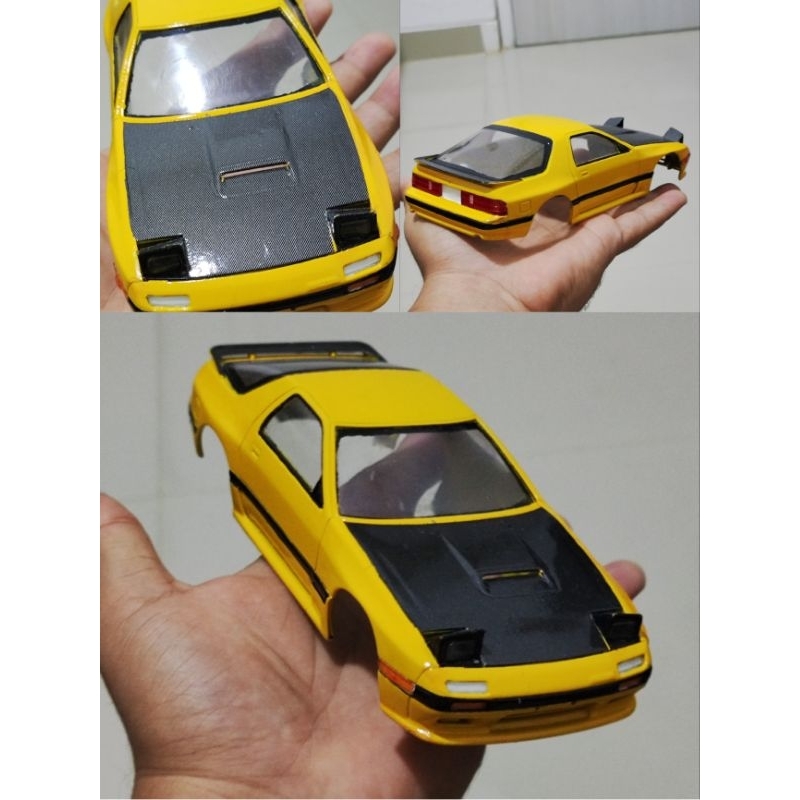 body mini rc drift mokit 1/24 mazda rx7