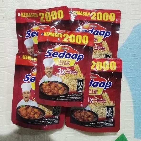 

Kecap Sedaap 2000/77g Kecap 5 pcs