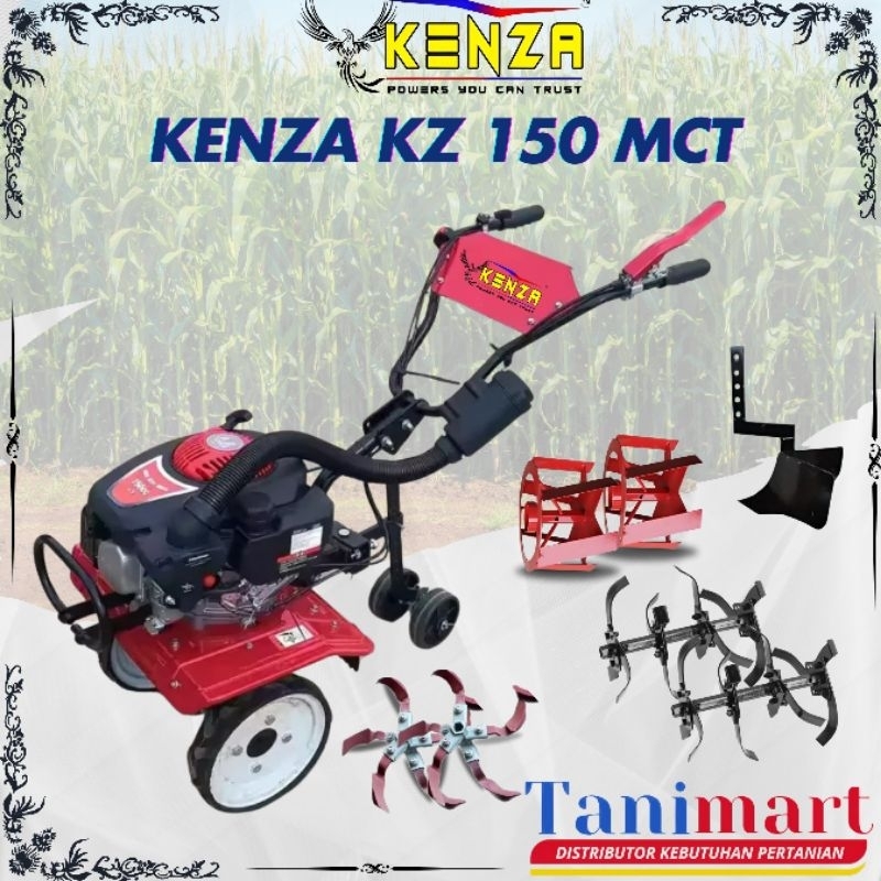 MINI TILLER KENZA KZ 150 MCT / CULTIVATOR MINI / MESIN BAJAK MINI / MESIN KENZA 150 MCT