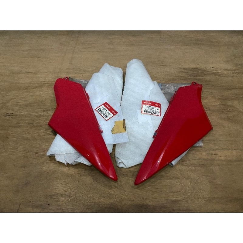 Cover body samping merah supra x 125 old lama batman original baru Ahm