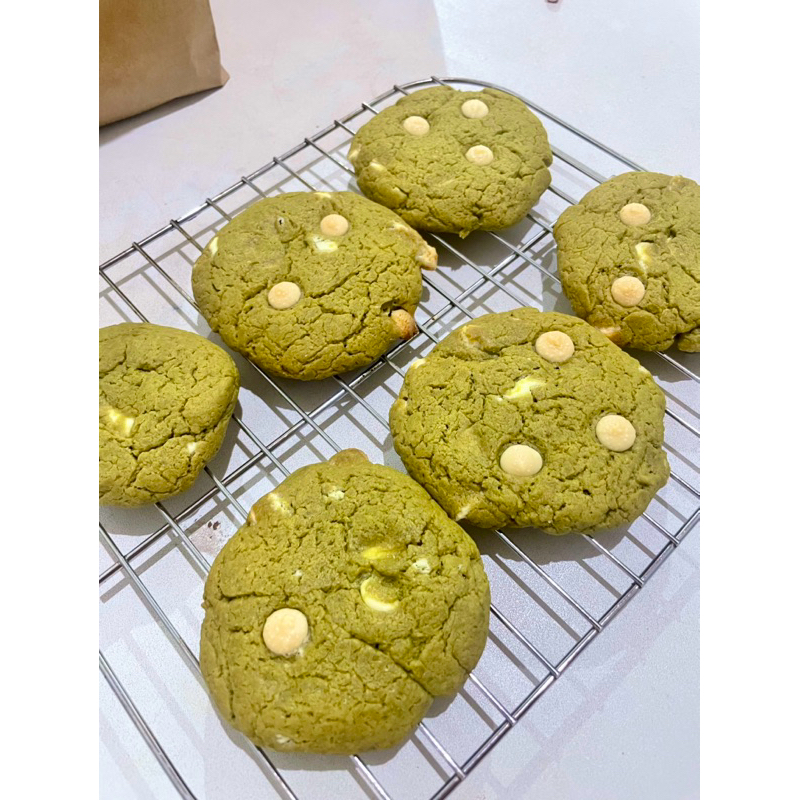 

Matcha White Chocolate Cookies