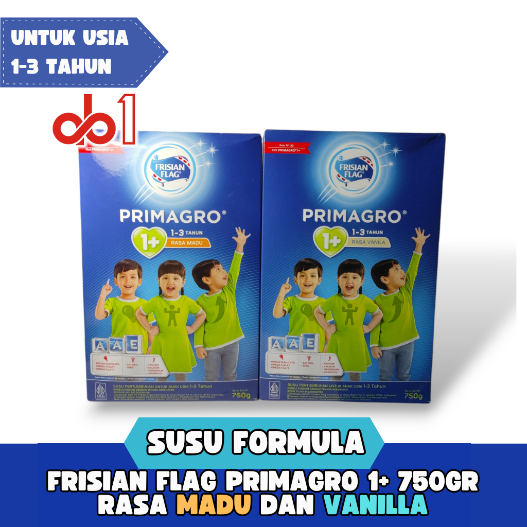 

SUSU PERTUMBUHAN BATITA FRISIAN FLAG PRIMAGRO 1+ KEMASAN 750GR MADU/ VANILLA