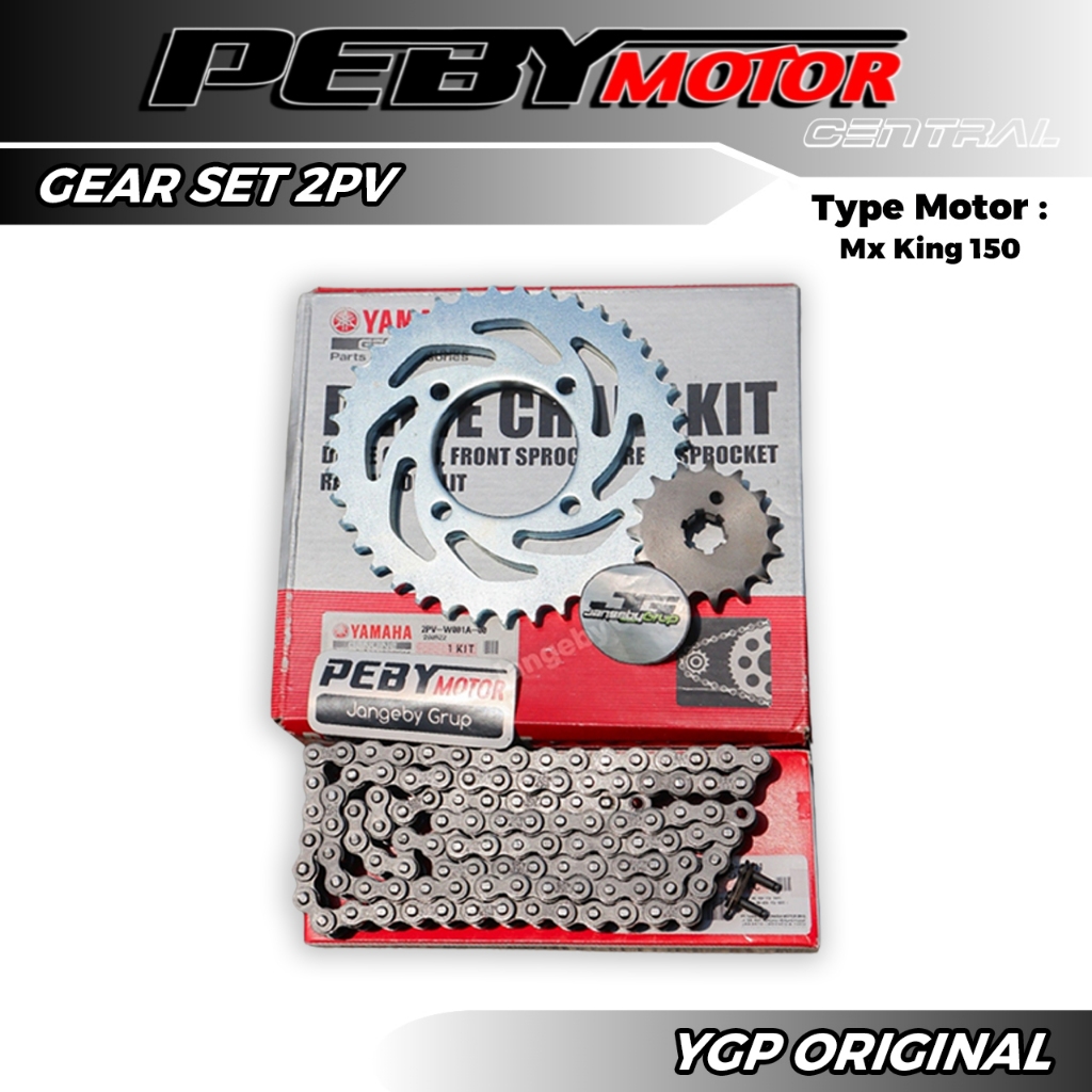 Gear Set MX King 150 ORIGINAL Resmi YGP 2PV-W001A